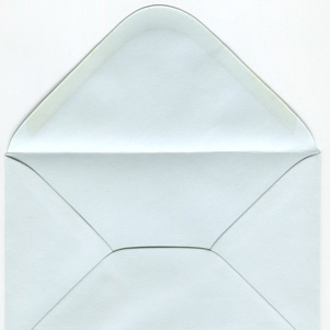 Envelope - light blue