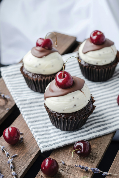 Cherry muffins