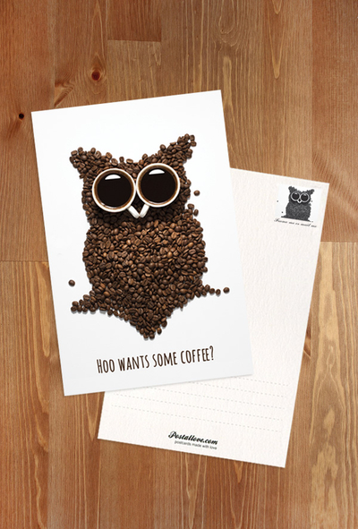 Hoo wants some coffee?