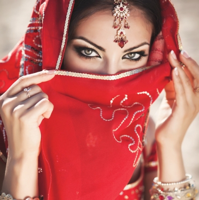 Woman in sari