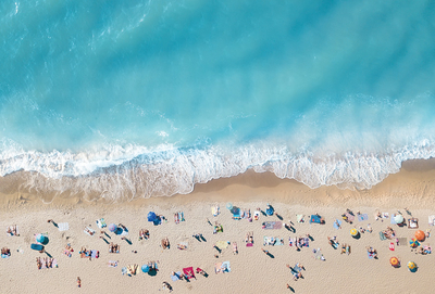 From a bird's eye view - beach