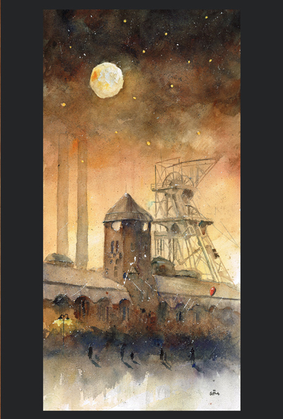 Grzegorz Chudy - A full moon over the Szopienicka 