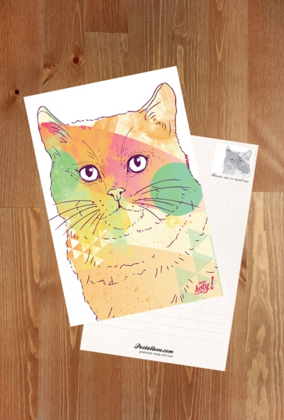 Terakoty - Colorful Cat