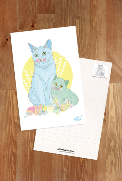 Terakoty - Easter cats