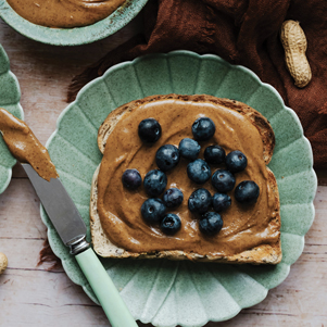 Peanut butter toast