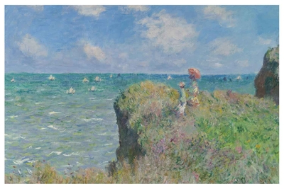Claude Monet, Walk on the Cliff at Pourville