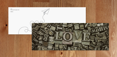 Bookmark - Typographic