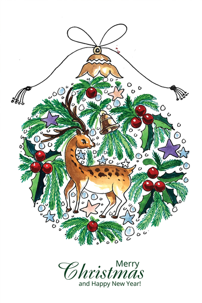 Reindeer Bauble