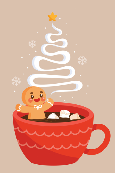 Hot Chocolate with Gingerbread