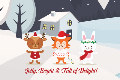 Jolly, Bright & Full of Delight!