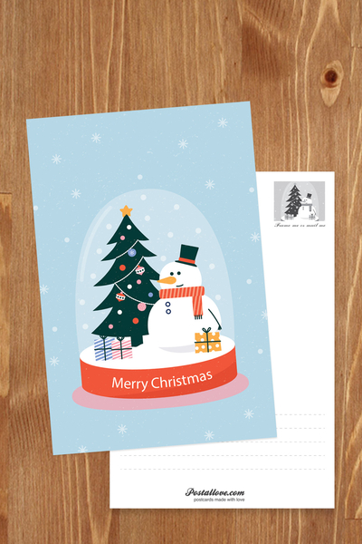 Snow Globe with Snowman