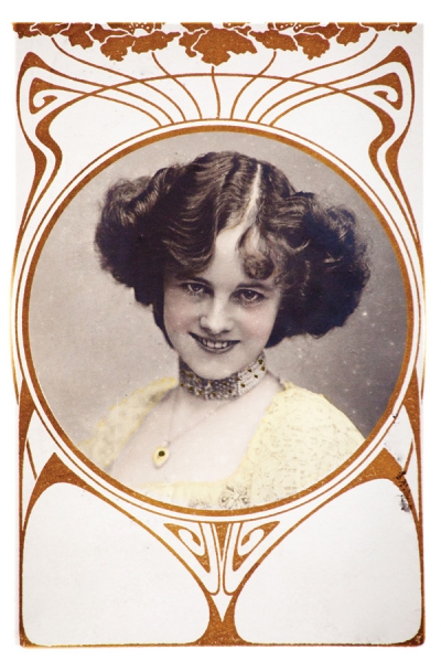 Art Nouveau portrait