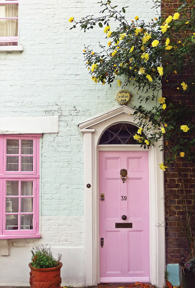 Pink door - A. Markiewicz
