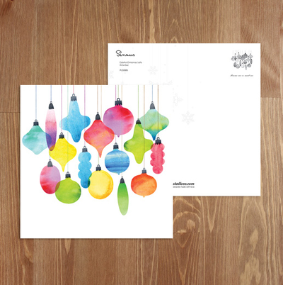 Colorful Christmas balls