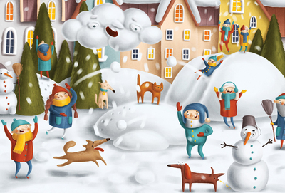 Snowball fight