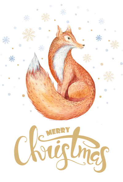 Christmas fox