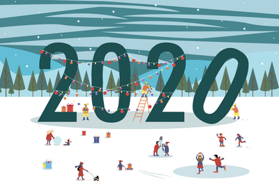 Happy New Year 2020 - Landscape