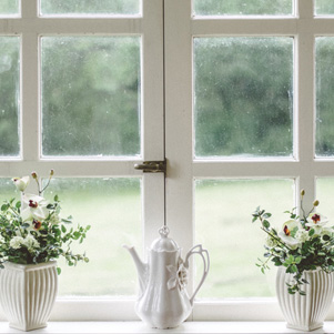 White window